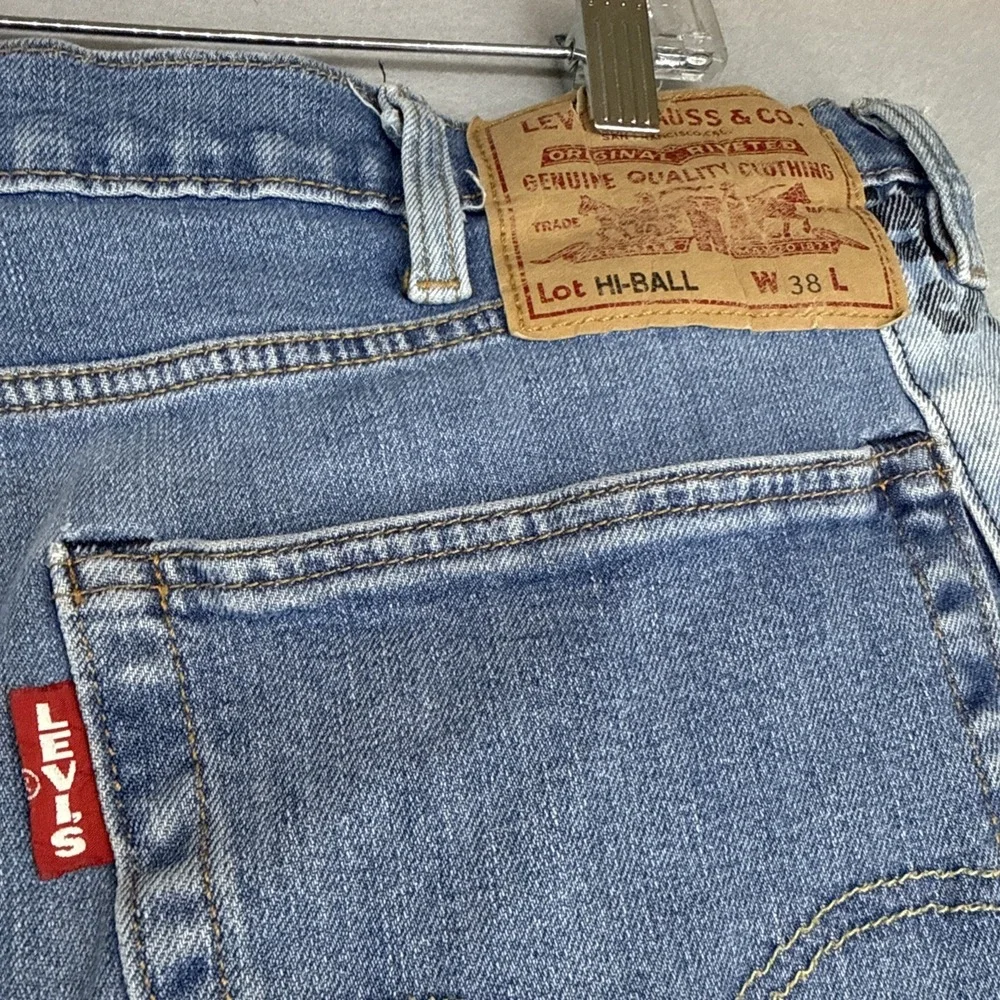Levi's Premium Men's Hi-Ball Roll Taper Jeans Blue Denim W38